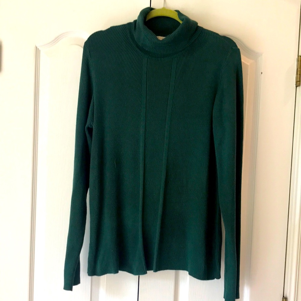Women’s plus size hunter green turtleneck sweater. Size 26/28